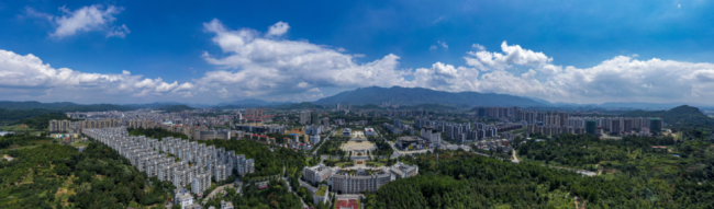 汝城县城全景图 汝城县城全景图